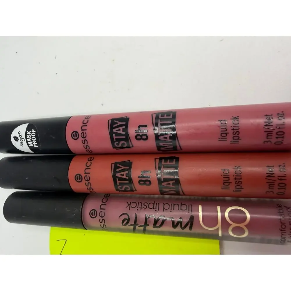 Essence Stay 8H Matte Liquid Lipstick Lot 3 Cool Mauve Let’s Chill Date Proof